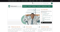 Desktop Screenshot of freelanceinsure.co.uk